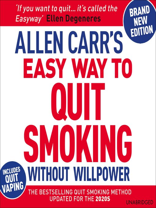 Cover image for Allen Carr's Easy Way to Quit Smoking Without Willpower